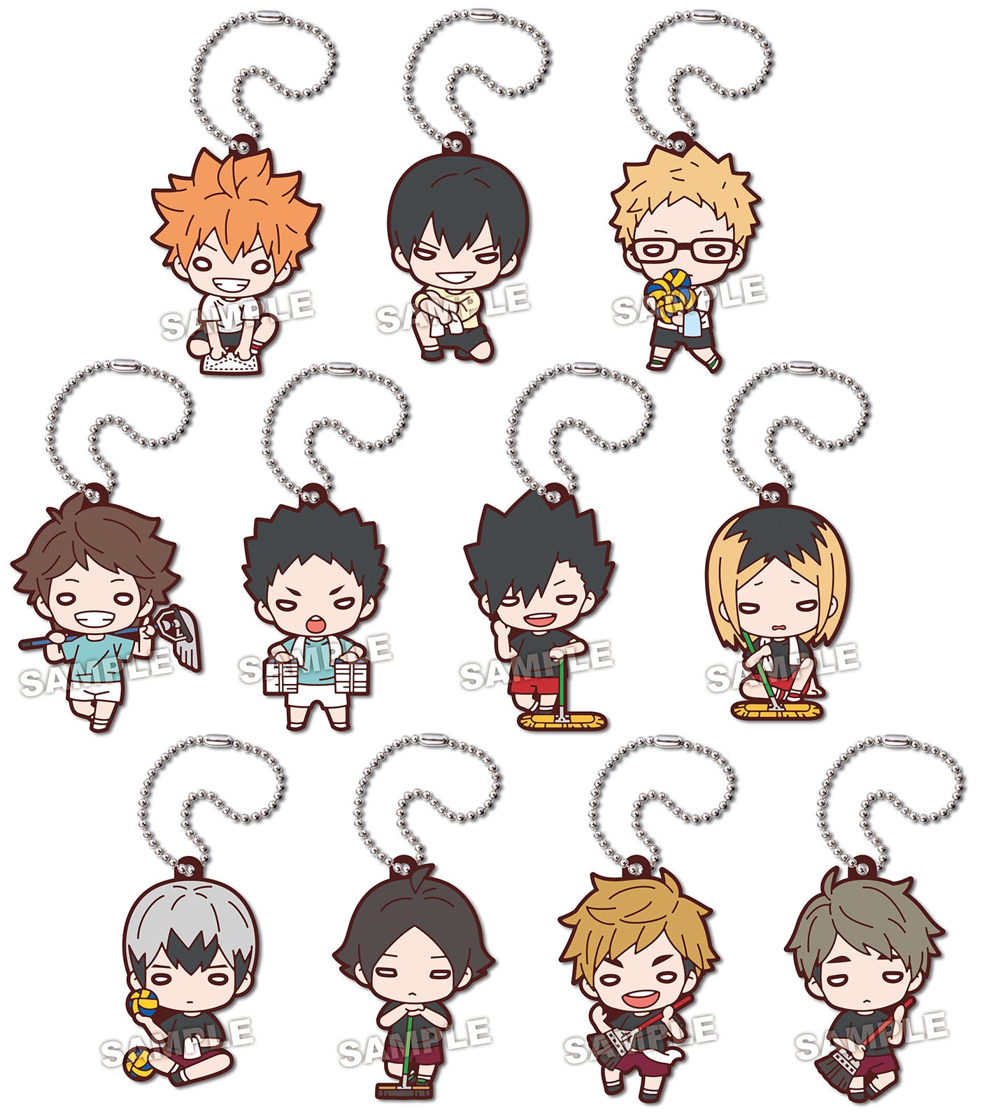 ハイキュー!!_にとたん 掃除ラバーマスコット (単位/BOX)