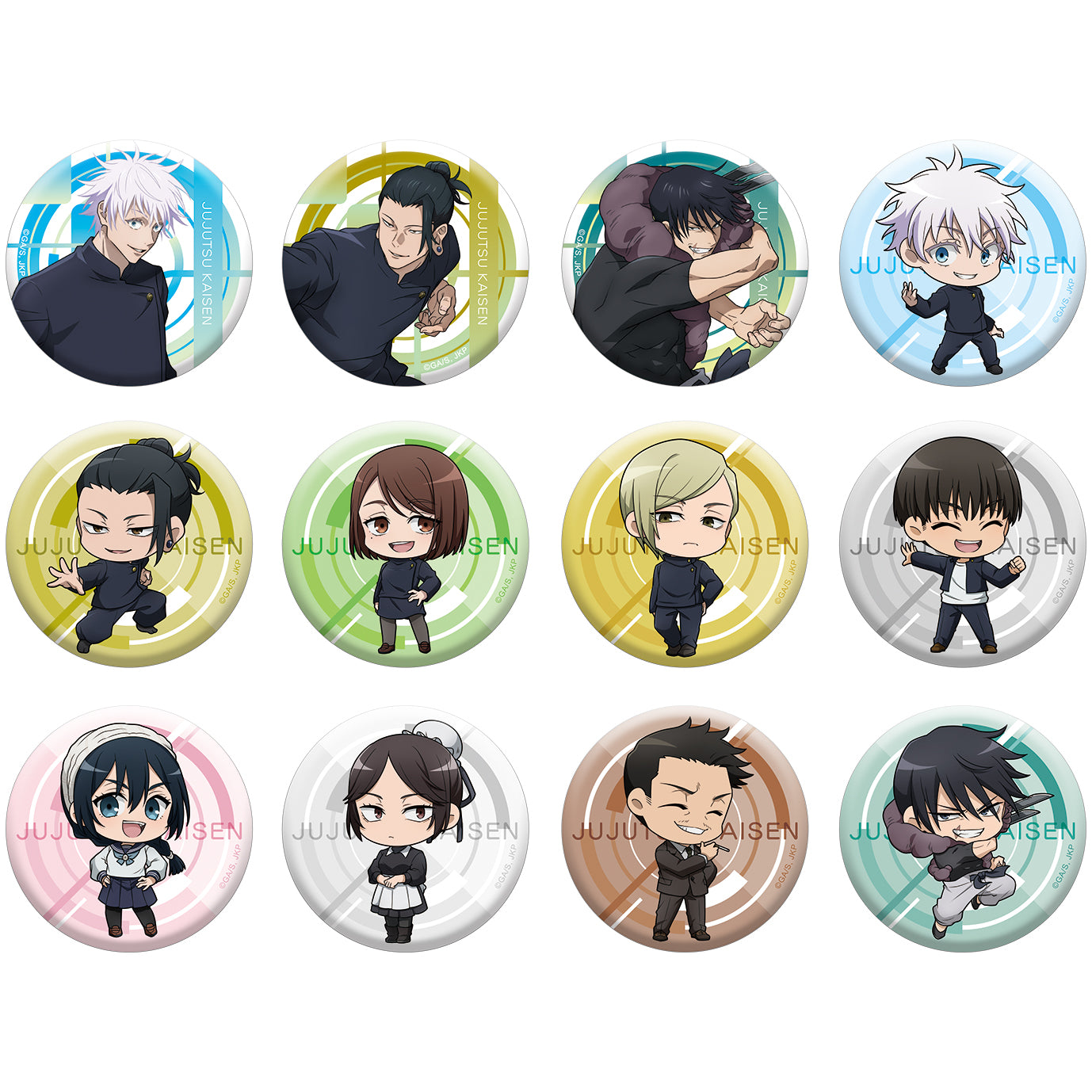 呪術廻戦 第2期 懐玉・玉折_トレーディング缶バッジ 【BOX】