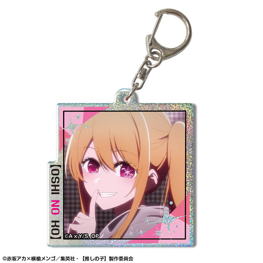 推しの子_ホログラムアクリルキーホルダー デザイン09(ルビー/A)