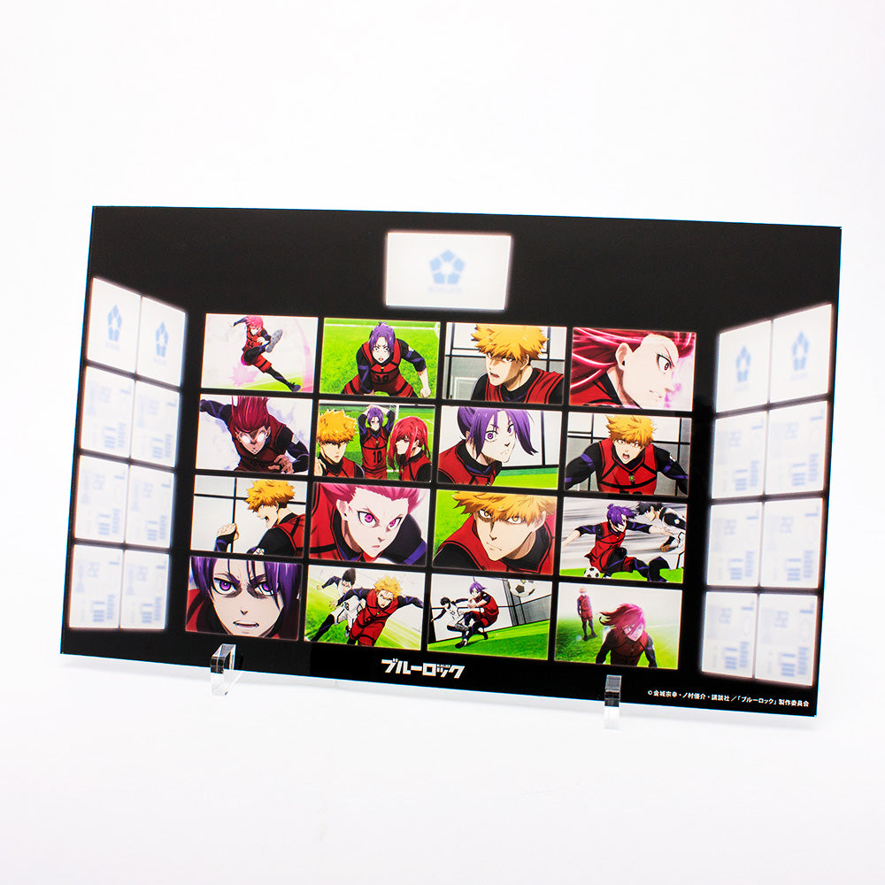 ブルーロック_モニター風アクリルパネル【D】奪敵決戦 千切・國神・玲王ver.