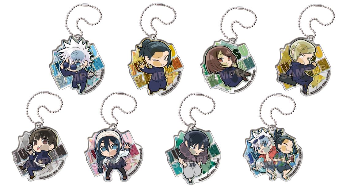 呪術廻戦_ぴた!でふぉめ懐玉・玉折アクリルキーホルダー 1BOX