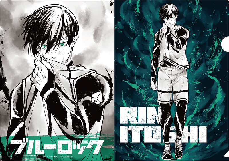 ブルーロック_クリアファイル 水墨画 (糸師凛)