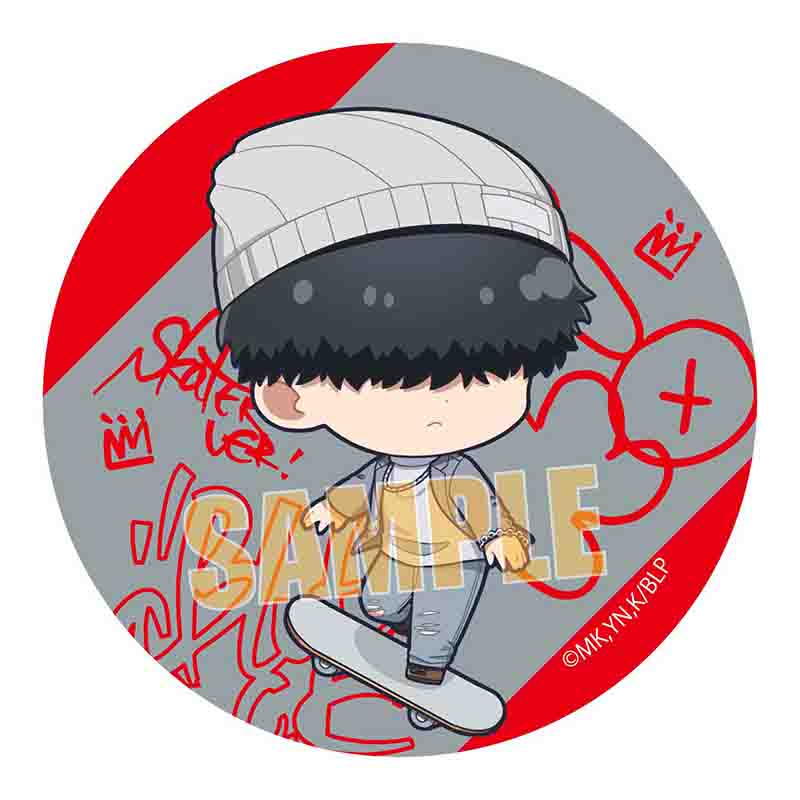 ブルーロック_缶バッジ Part2/二子 一揮 スケーターver.