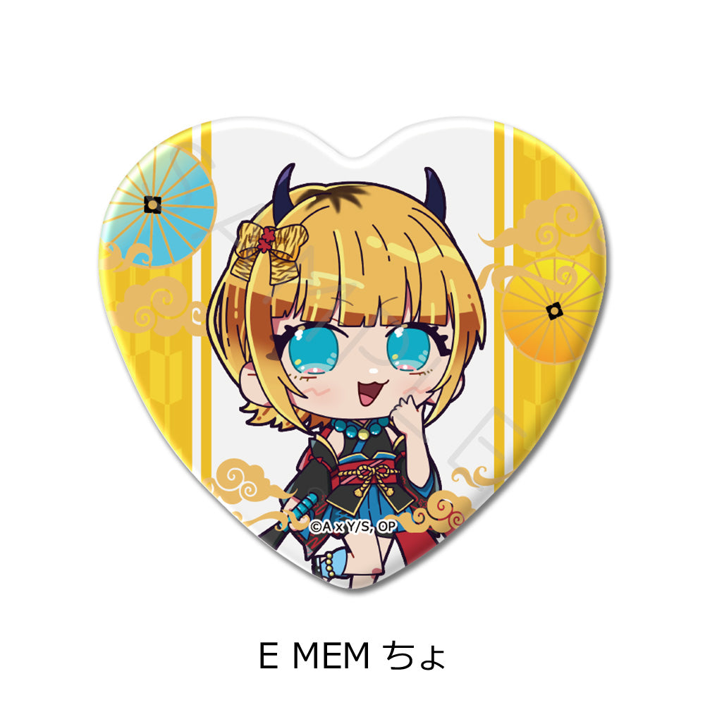 【推しの子】_ハート型缶バッジ E MEMちょ