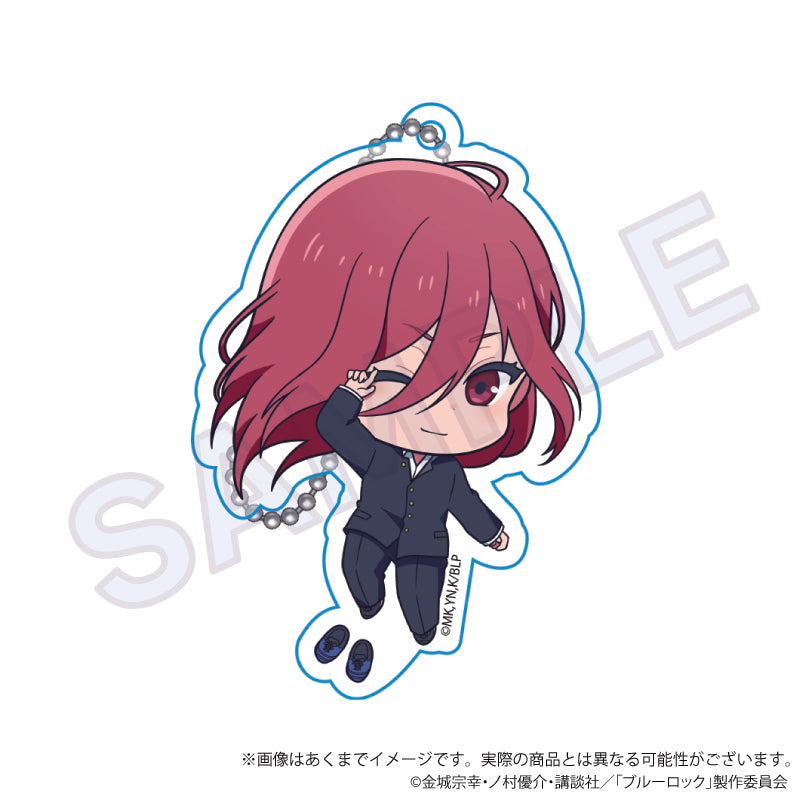ブルーロック_アクリルキーホルダー 寝転びミニキャラver. 千切豹馬