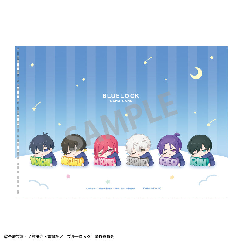 ブルーロック_A4シングルクリアファイル_雲_ねむネーム