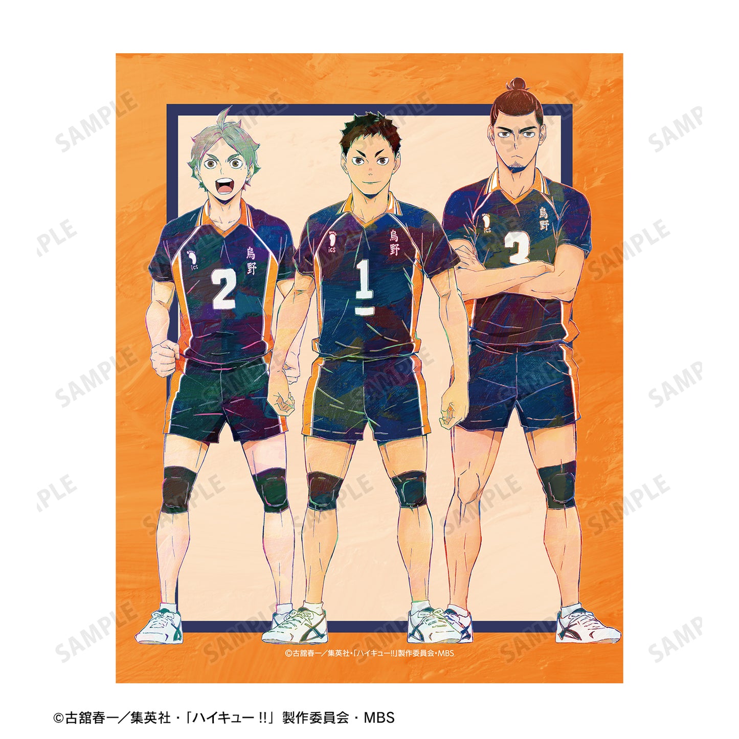 ハイキュー!!_3年生 Ani-Art 第4弾 キャンバスボード