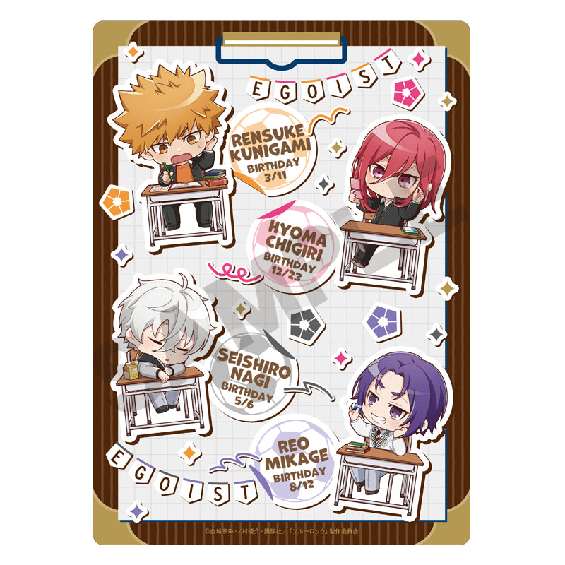 ブルーロック_下敷き ブラウン ぷちクラ