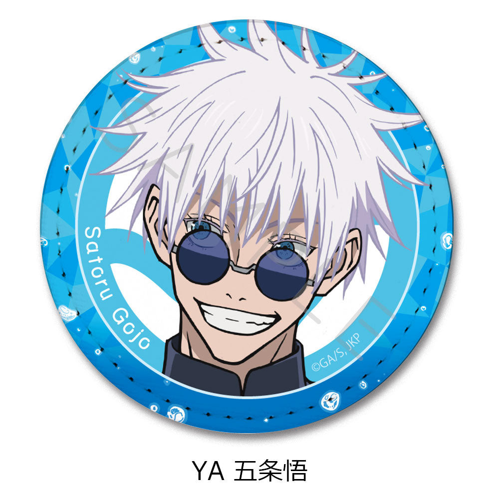 呪術廻戦 -懐玉・玉折-_レザーバッジ(丸形) YA 五条悟