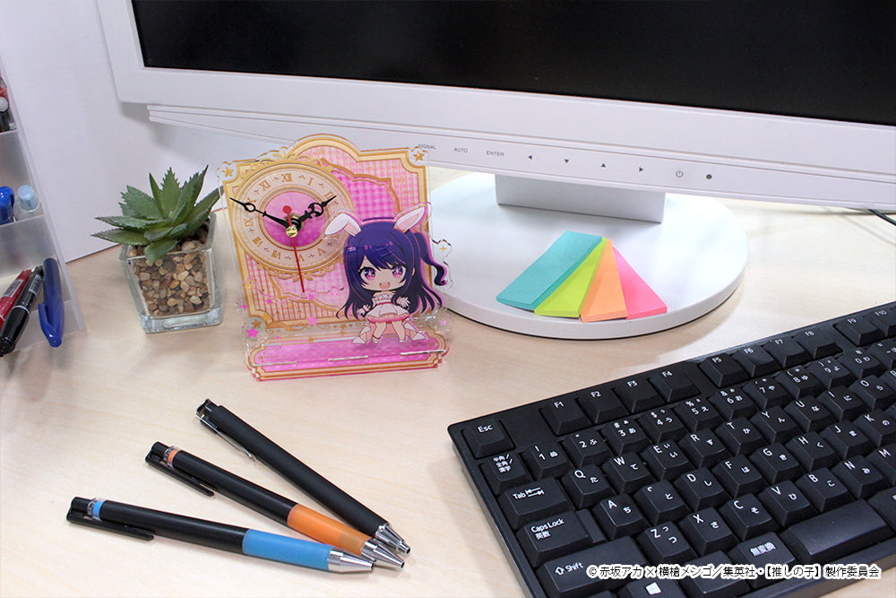 【推しの子】_ぷちちょこアクリル置時計【アイ】白ドレス