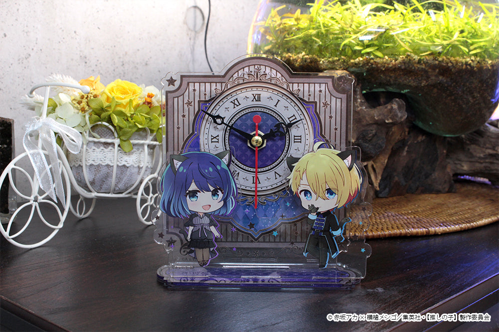 【推しの子】_ぷちちょこアクリル置時計【アクア&黒川あかね】黒ドレス