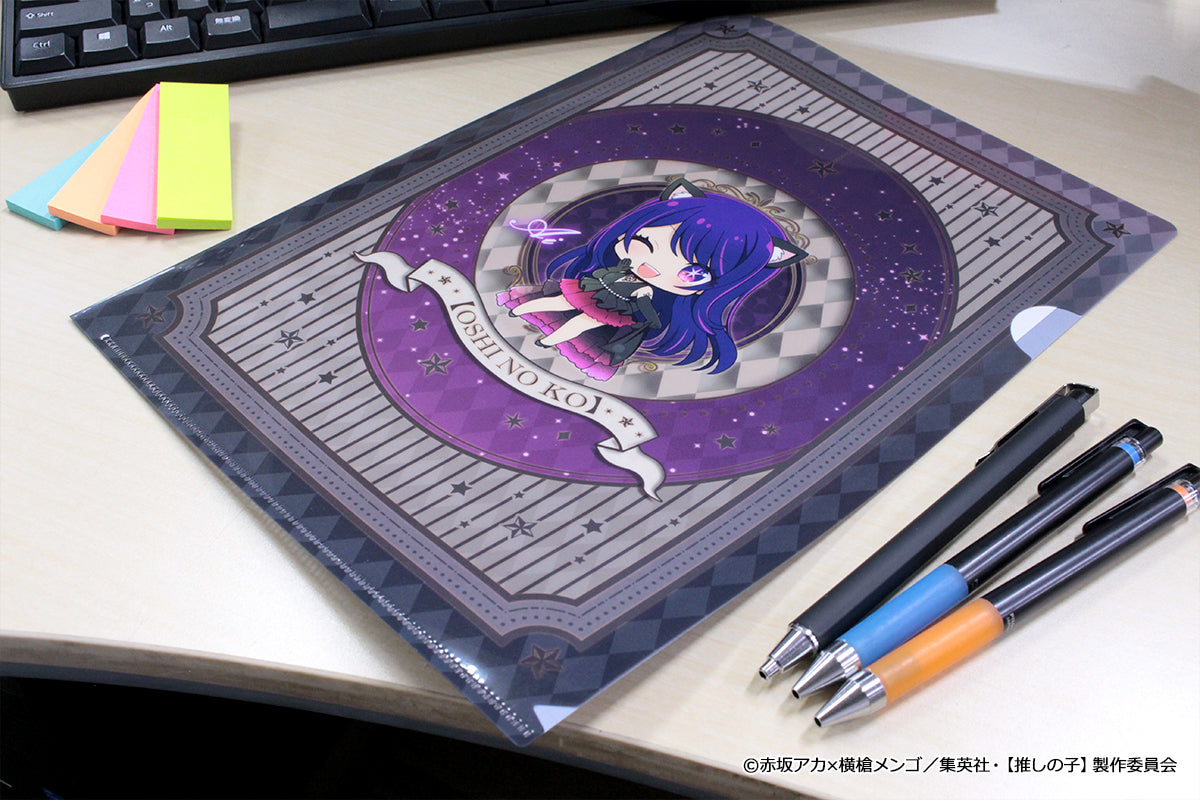 【推しの子】_ぷちちょこクリアファイル【アイ&アクア&ルビー】黒ドレス
