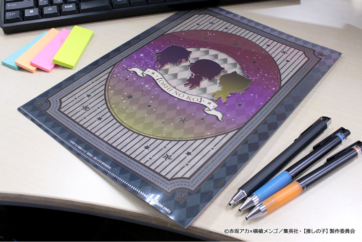 【推しの子】_ぷちちょこクリアファイル【ルビー&有馬かな&MEMちょ】黒ドレス