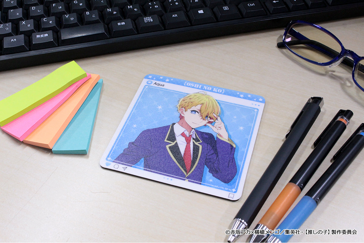 【推しの子】_ラバーマットコースター【アクア】
