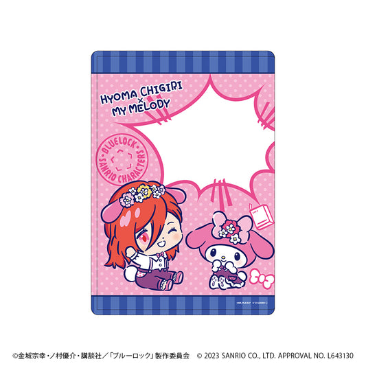 ブルーロック×サンリオキャラクターズ_キャラクリアケース04/千切豹馬×マイメロディ(ミニキャライラスト)