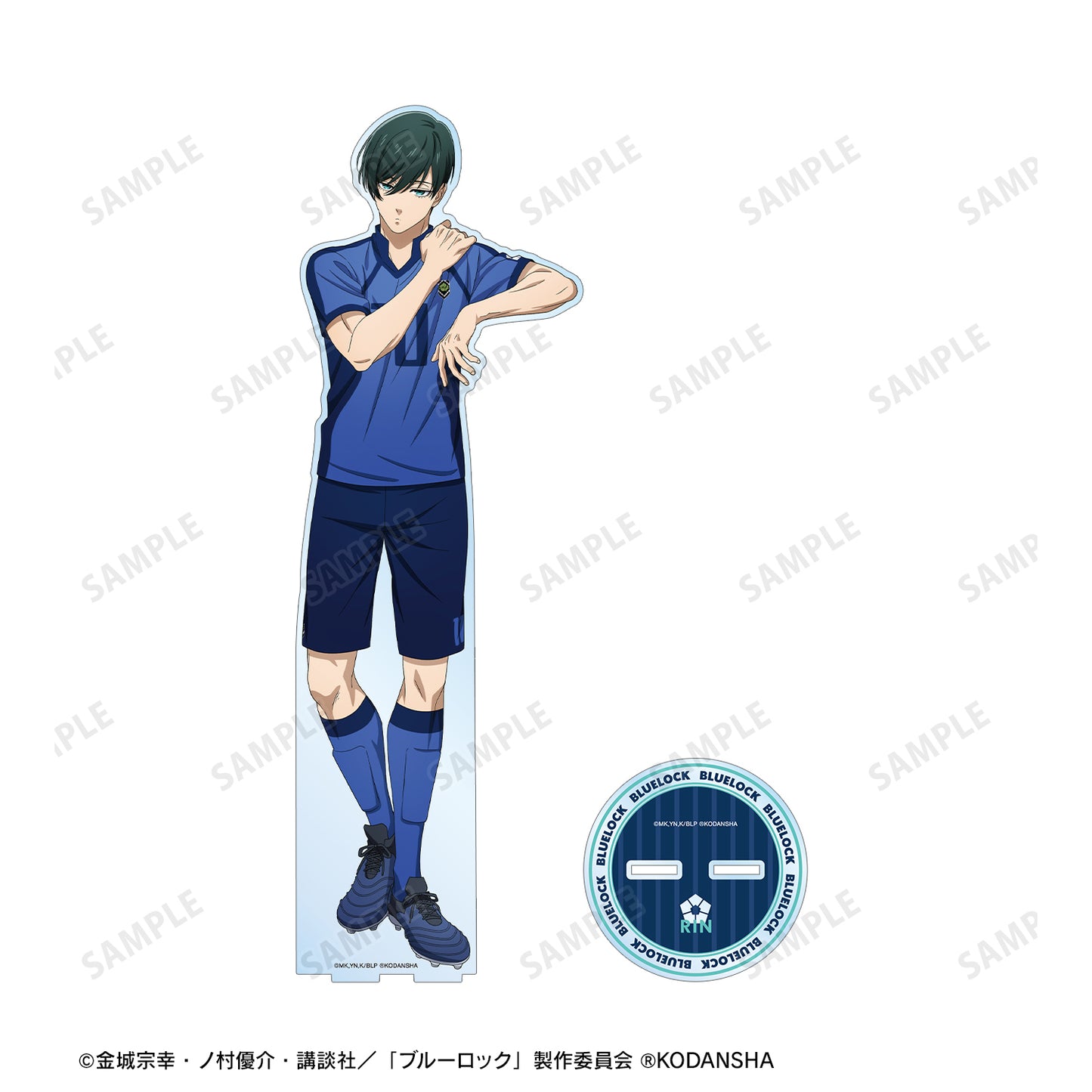 ブルーロック_描き下ろしイラスト 糸師 凛 試合前の準備中ver. 特大アクリルスタンド
