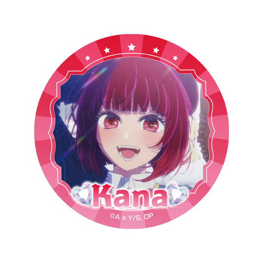 【推しの子】_グリッター缶バッジ(有馬かな)