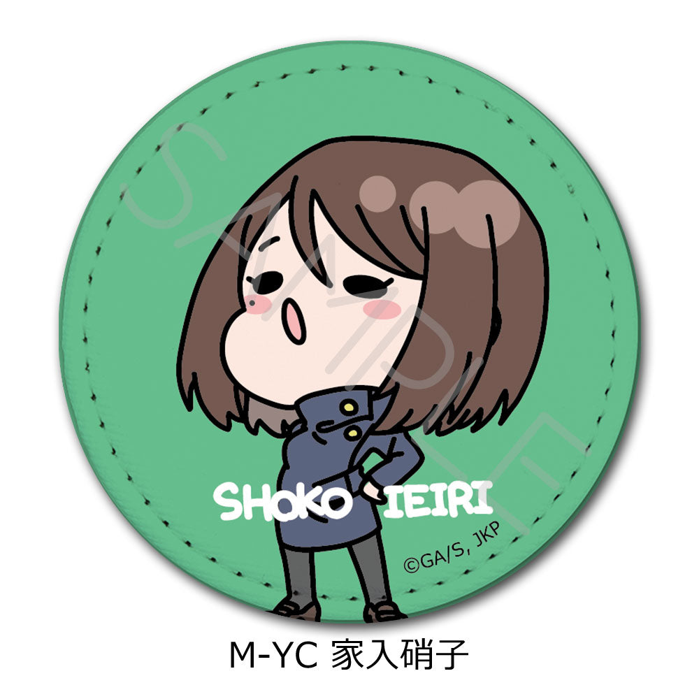 呪術廻戦 -懐玉・玉折-_第2弾 レザーバッジ(丸形) Mocho-YC 家入硝子