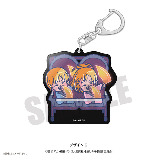 【推しの子】×れとぽぷ_アクリルキーホルダー G アクア&ルビー