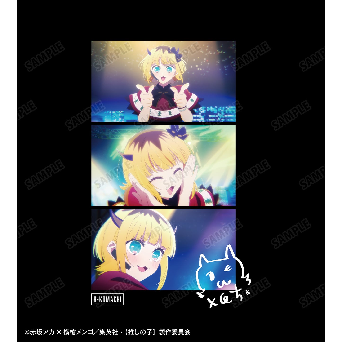 【推しの子】_MEMちょ 場面写Tシャツレディース