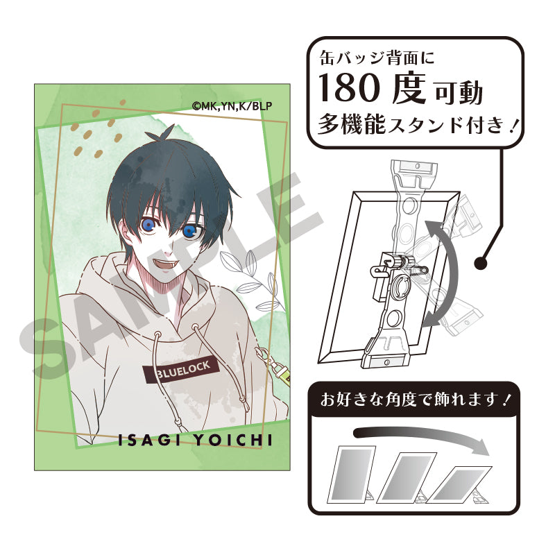 ブルーロック_アート缶バッジ 潔世一 ニュアンスカラー
