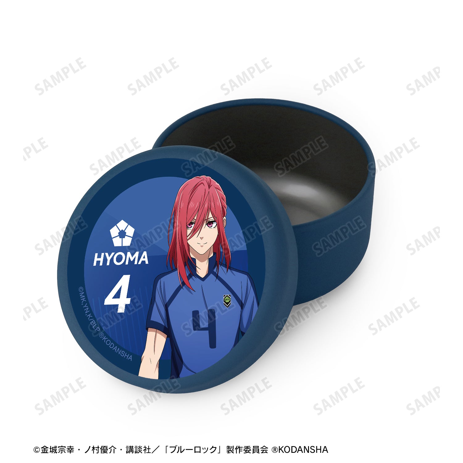 ブルーロック_描き下ろしイラスト 千切 豹馬 試合前の準備中ver. プチ缶ケース