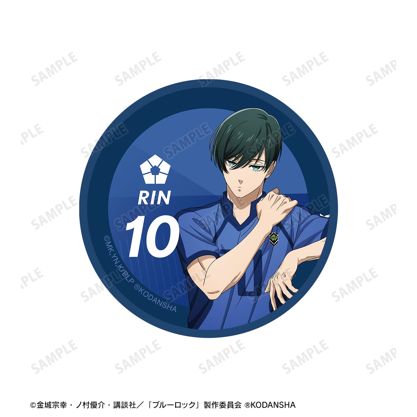 ブルーロック_描き下ろしイラスト 糸師 凛 試合前の準備中ver. プチ缶ケース