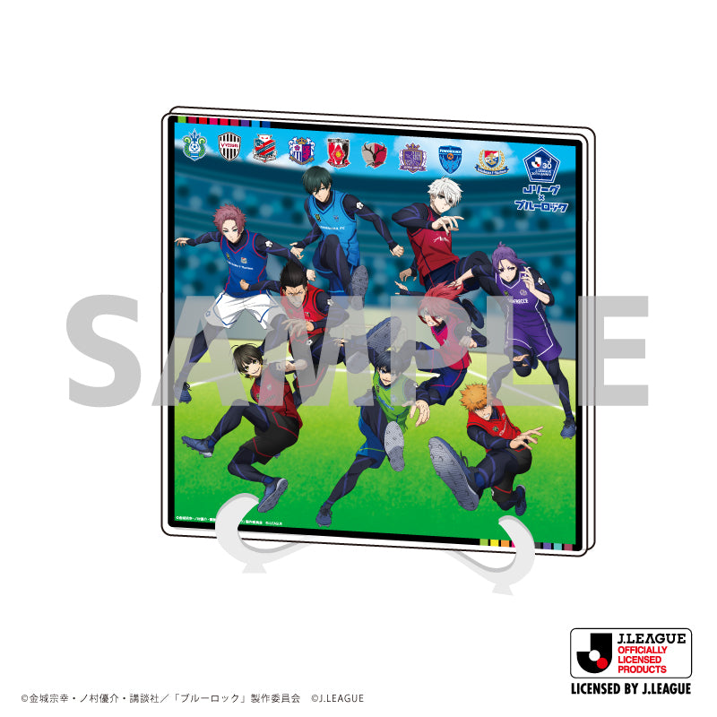 ブルーロック×Jリーグ_アクリルアートボード01/集合デザインA(描き下ろしイラスト)