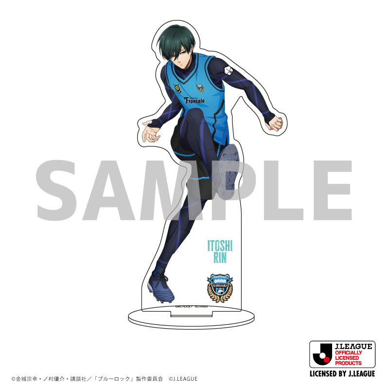ブルーロック×Jリーグ_キャラアクリルフィギュア17/糸師 凛×川崎フロンターレ(描き下ろしイラスト)