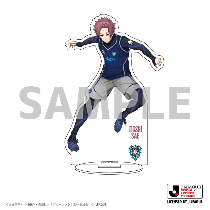 ブルーロック×Jリーグ_キャラアクリルフィギュア18/糸師 冴×アビスパ福岡(描き下ろしイラスト)