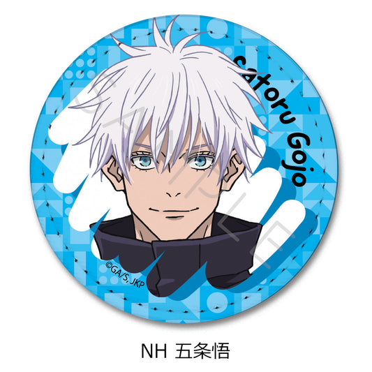 呪術廻戦 2期_第2弾 レザーバッジ(丸形) NH 五条悟
