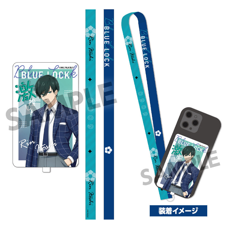 ブルーロック_描き下ろし激推しスマホストラップ(フォンタブ付き) 糸師 凛