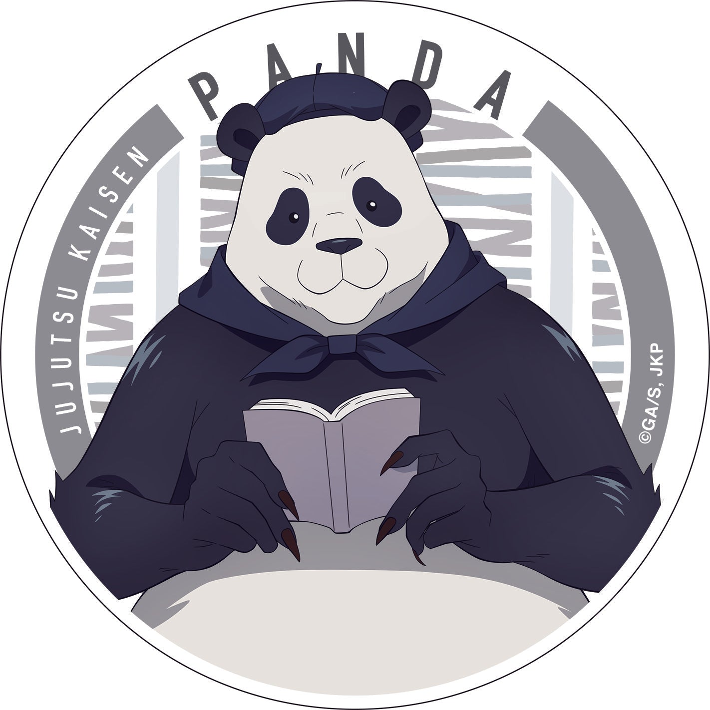 呪術廻戦 第2期_白雲石コースター/パンダ 読書