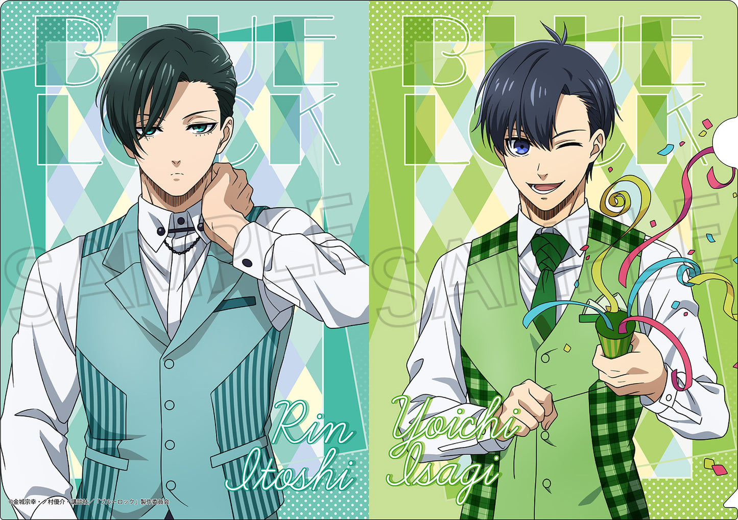 ブルーロック_クリアファイル -Balloon Bouquet- 潔世一&糸師凛