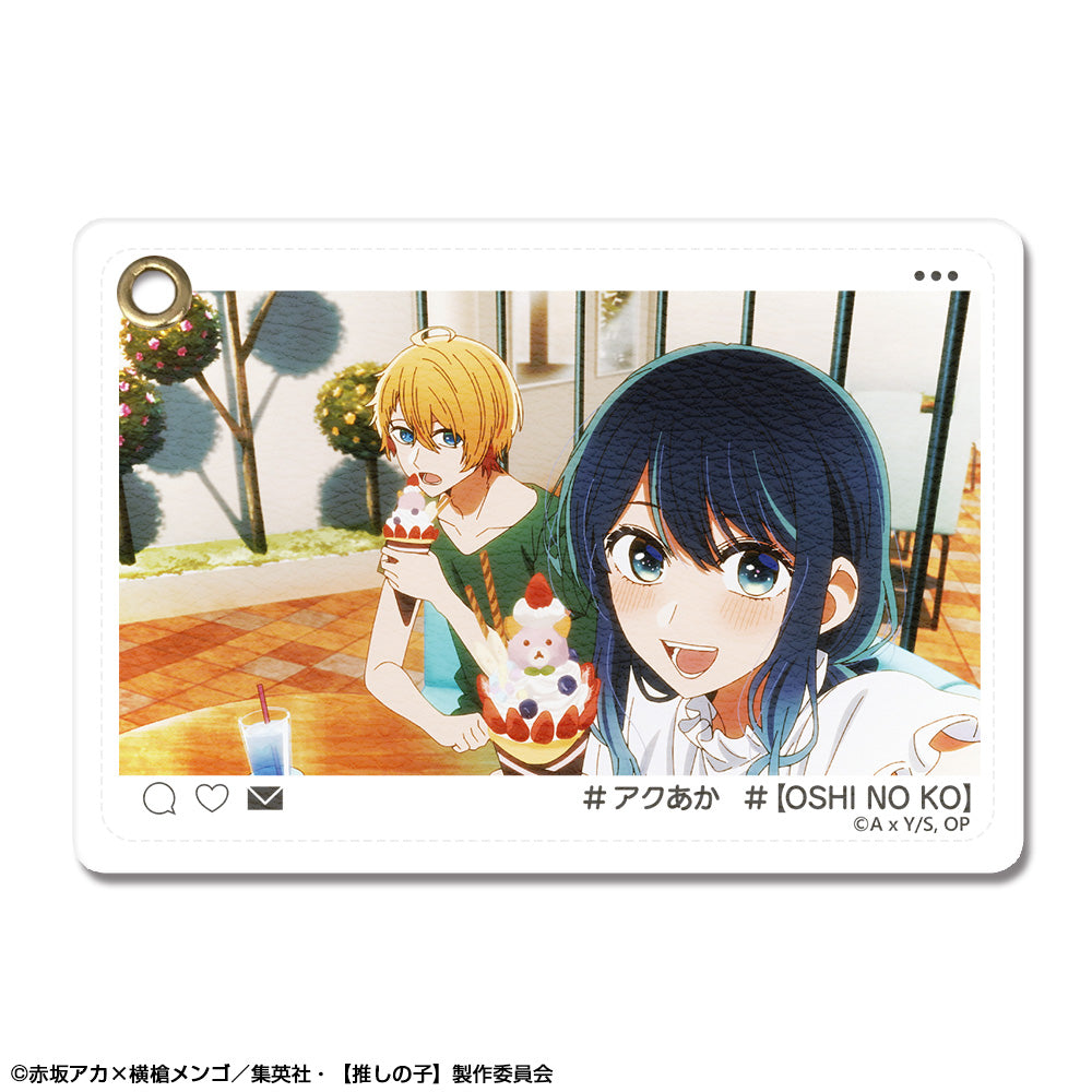 【推しの子】_レザーパスケース Ver.2 デザイン06(アクア&黒川あかね)