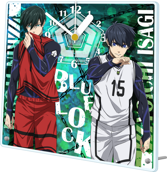 ブルーロック_アクリル置時計【潔 世一&糸師 凛】