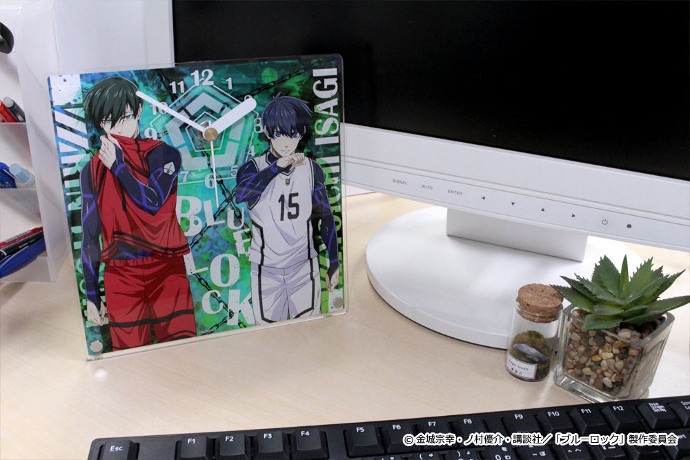 ブルーロック_アクリル置時計【潔 世一&糸師 凛】