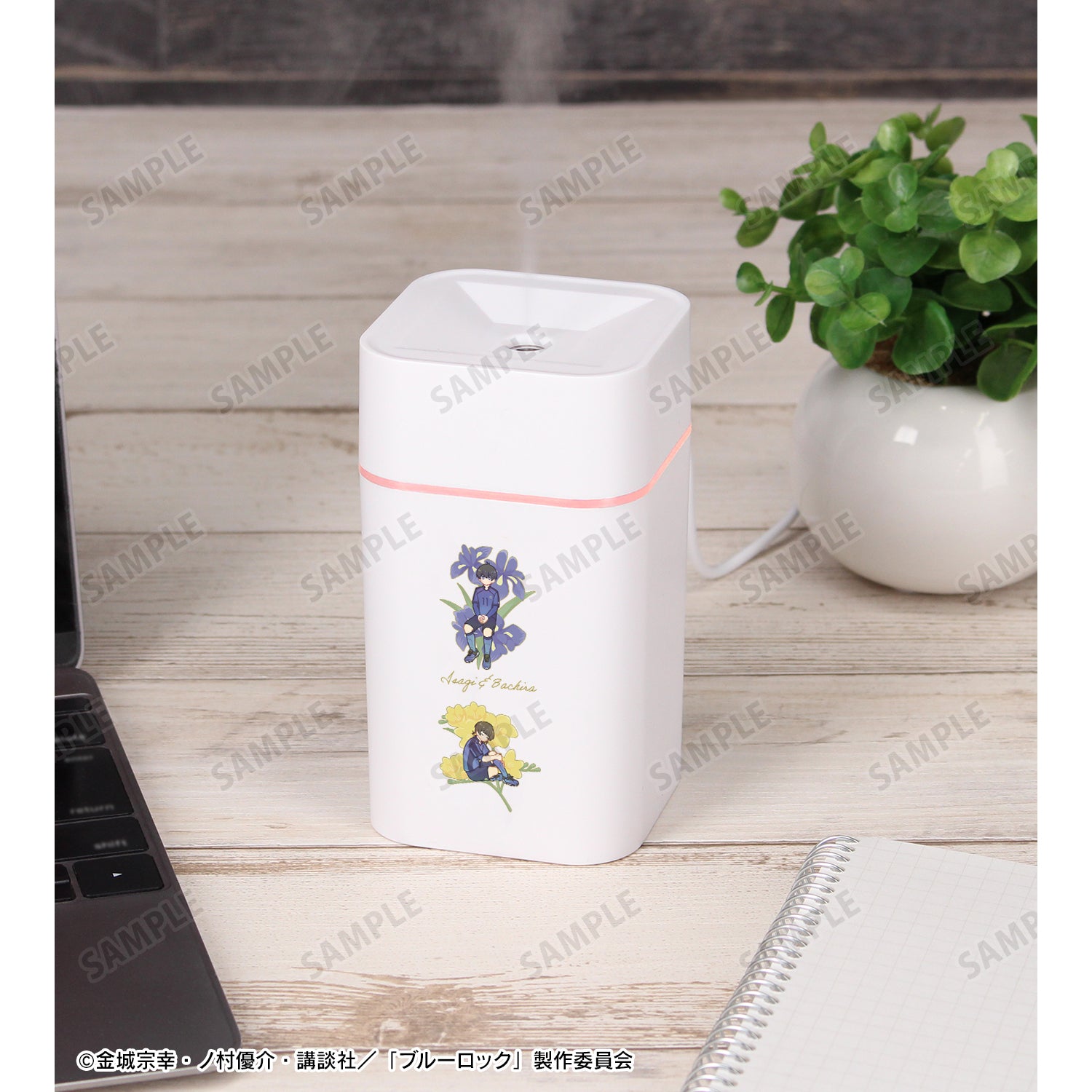 ブルーロック_潔 世一&蜂楽 廻&國神 錬介&千切 豹馬 Botania 卓上加湿器
