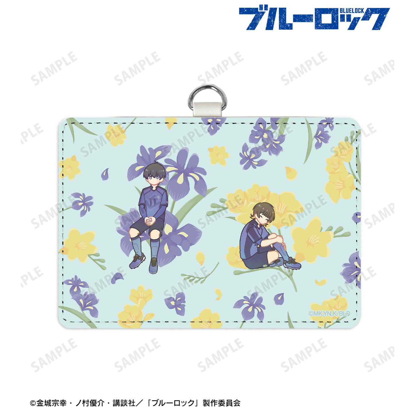 ブルーロック_潔 世一&蜂楽 廻 Botania ネックストラップ付きパスケース