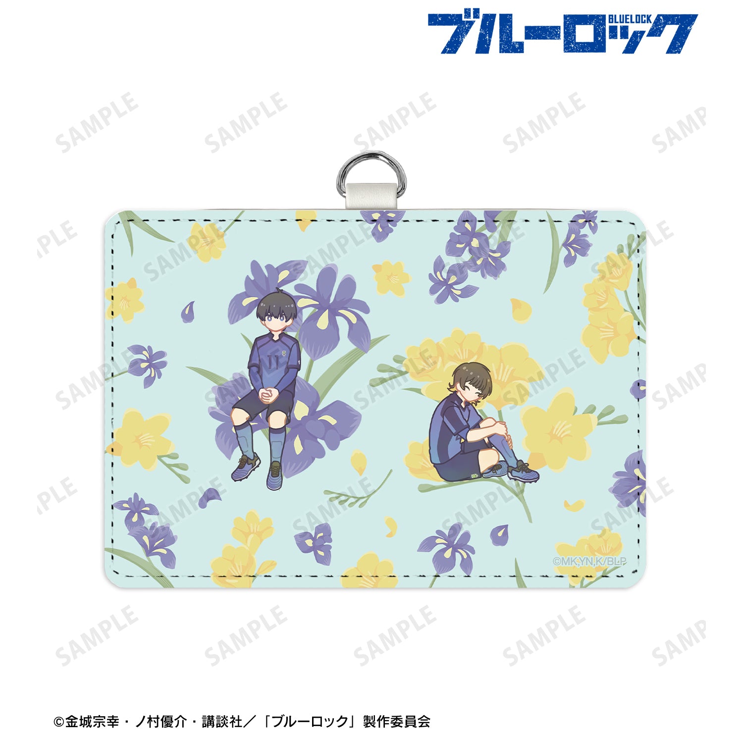 ブルーロック_潔 世一&蜂楽 廻 Botania ネックストラップ付きパスケース
