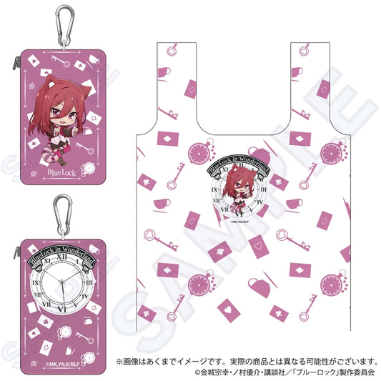 ブルーロック_収納ポーチ付きエコバッグ アリスver. 千切 豹馬