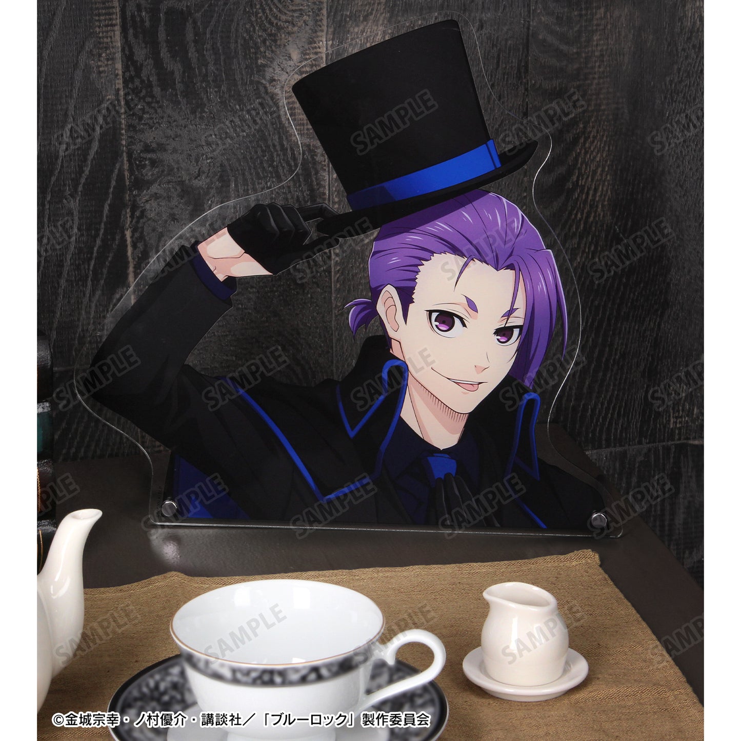 ブルーロック_描き下ろし 御影 玲王 怪盗団ver. 特大ダイカットアクリルパネル