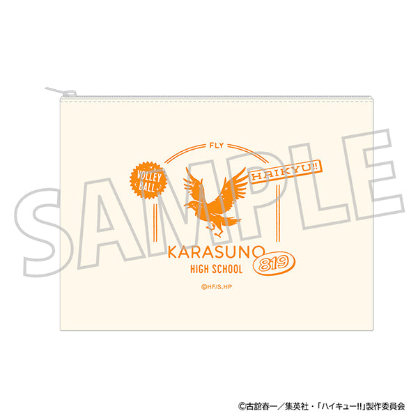 ハイキュー!!_フラットポーチ/烏野高校