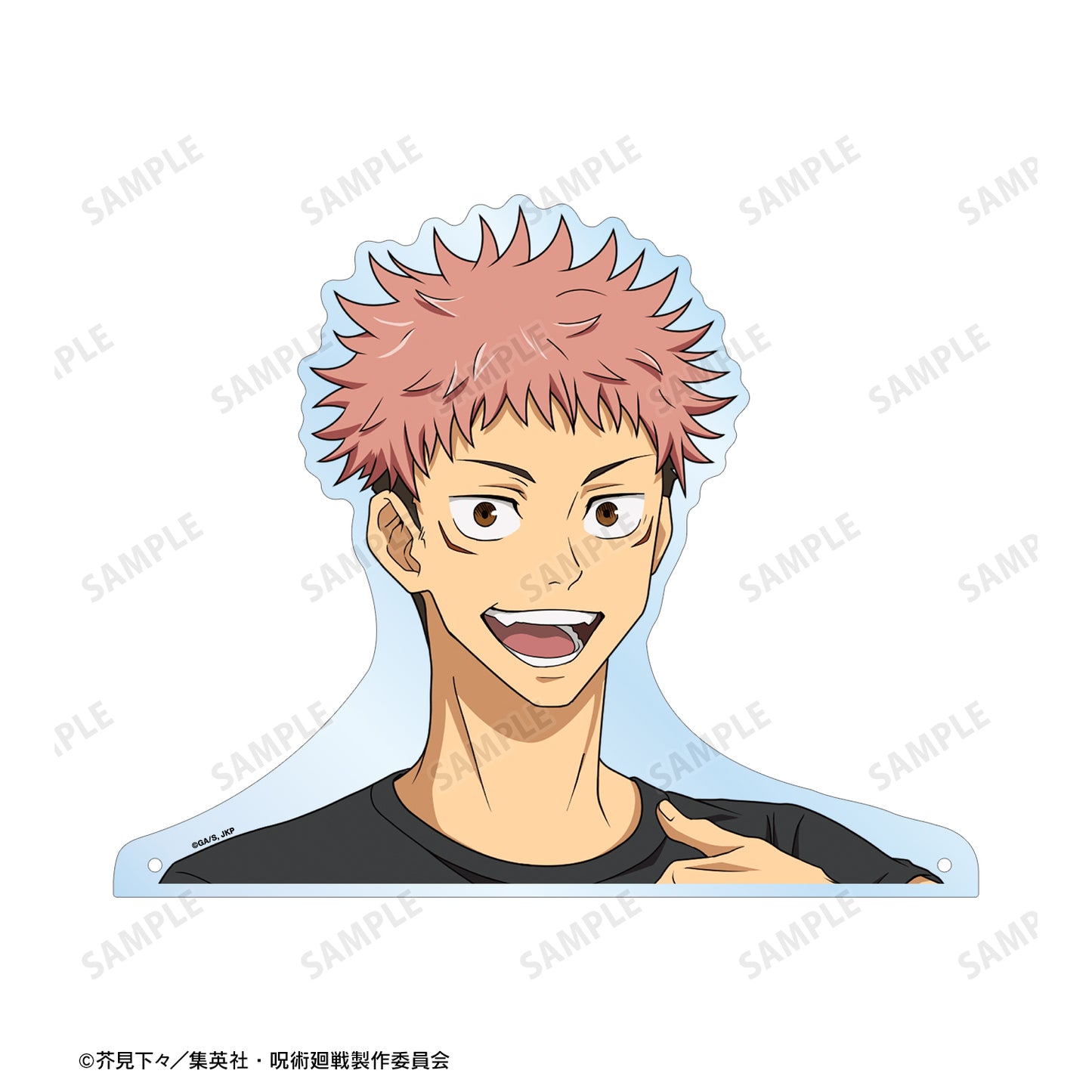 呪術廻戦_東武動物公園コラボ 描き下ろしイラスト 虎杖悠仁 飼育係ver. 特大ダイカットアクリルパネル