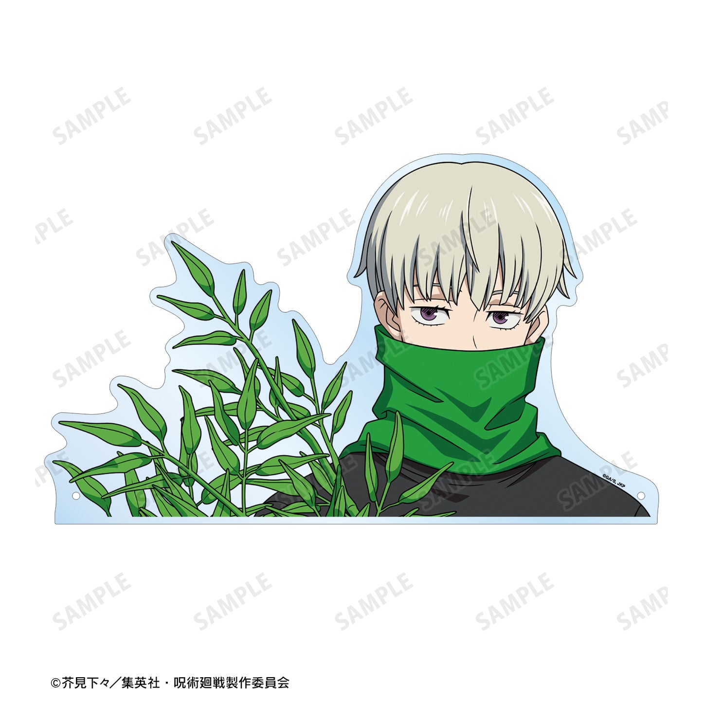 呪術廻戦_東武動物公園コラボ 描き下ろしイラスト 狗巻 棘 飼育係ver. 特大ダイカットアクリルパネル