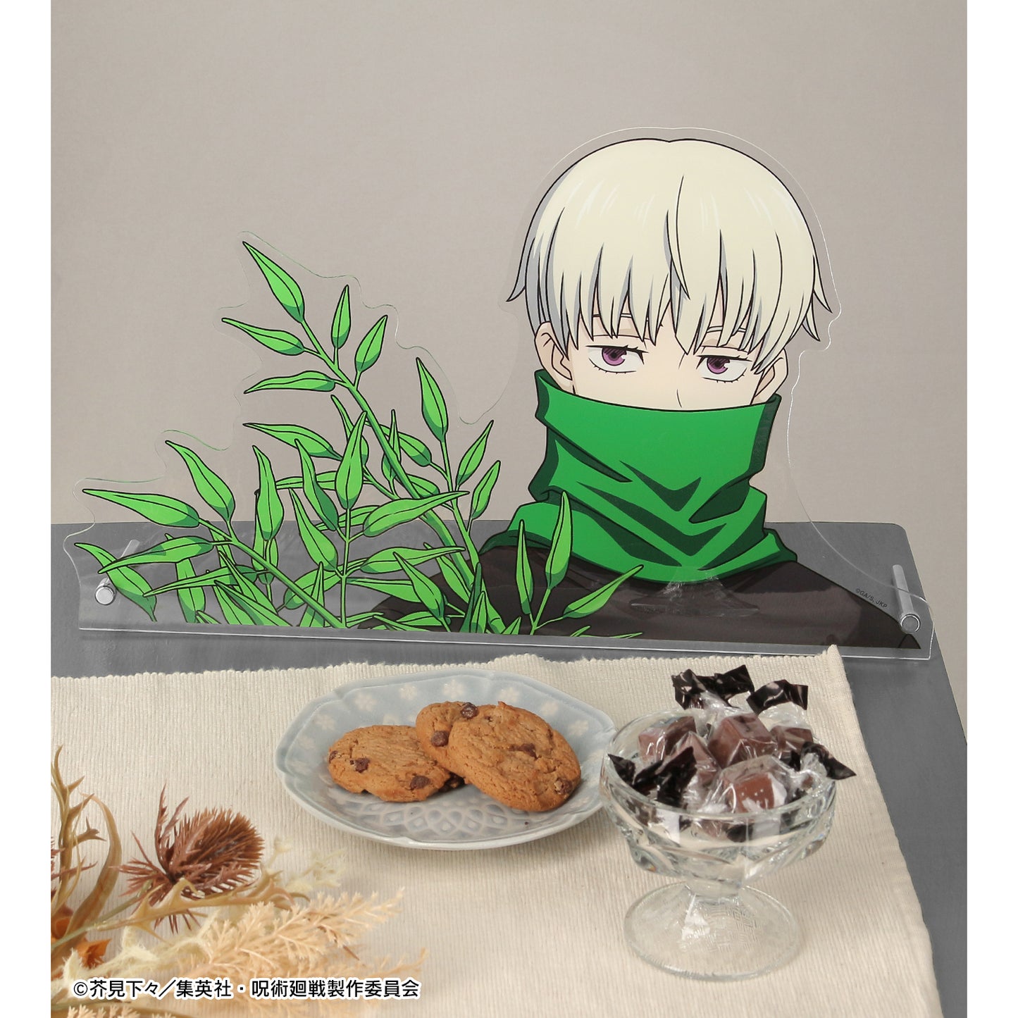 呪術廻戦_東武動物公園コラボ 描き下ろしイラスト 狗巻 棘 飼育係ver. 特大ダイカットアクリルパネル