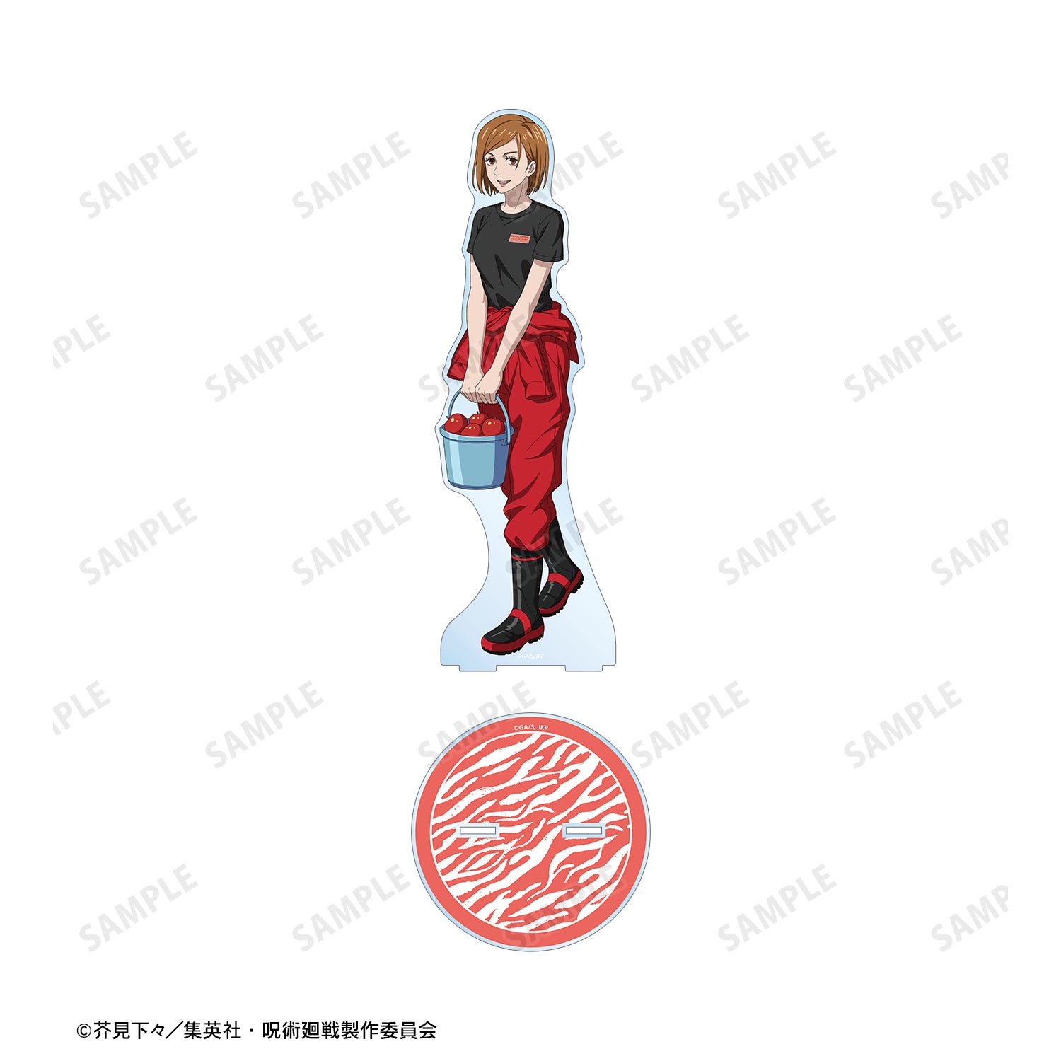 呪術廻戦_東武動物公園コラボ 描き下ろしイラスト 釘崎野薔薇 飼育係ver. 特大アクリルスタンド