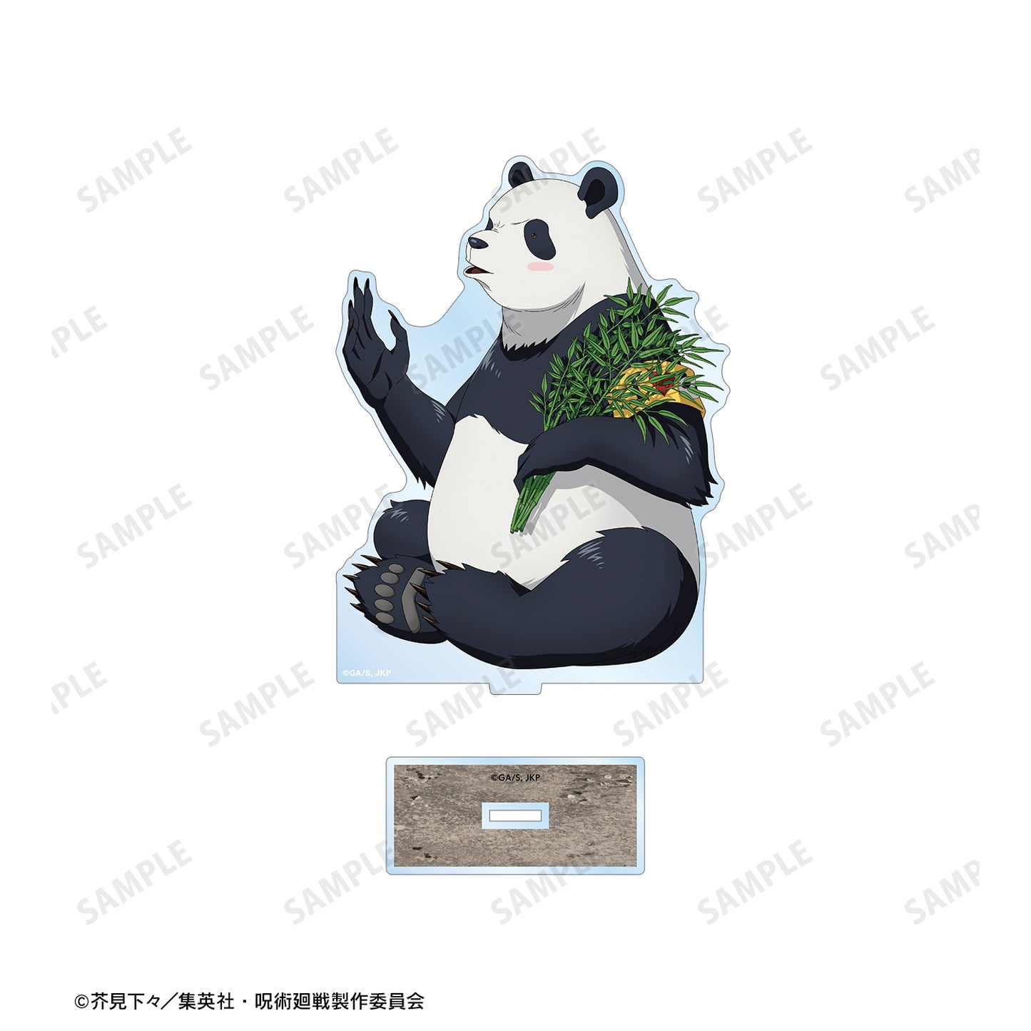 呪術廻戦_東武動物公園コラボ 描き下ろしイラスト パンダ 飼育係ver. BIGアクリルスタンド