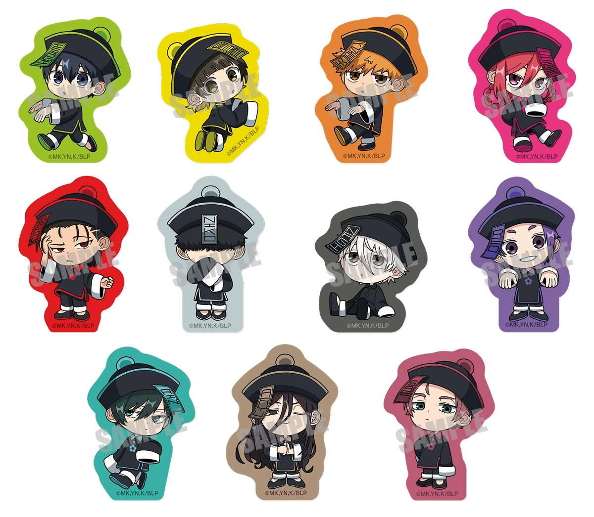 ブルーロック_フレークシール JIANGSHI ver.