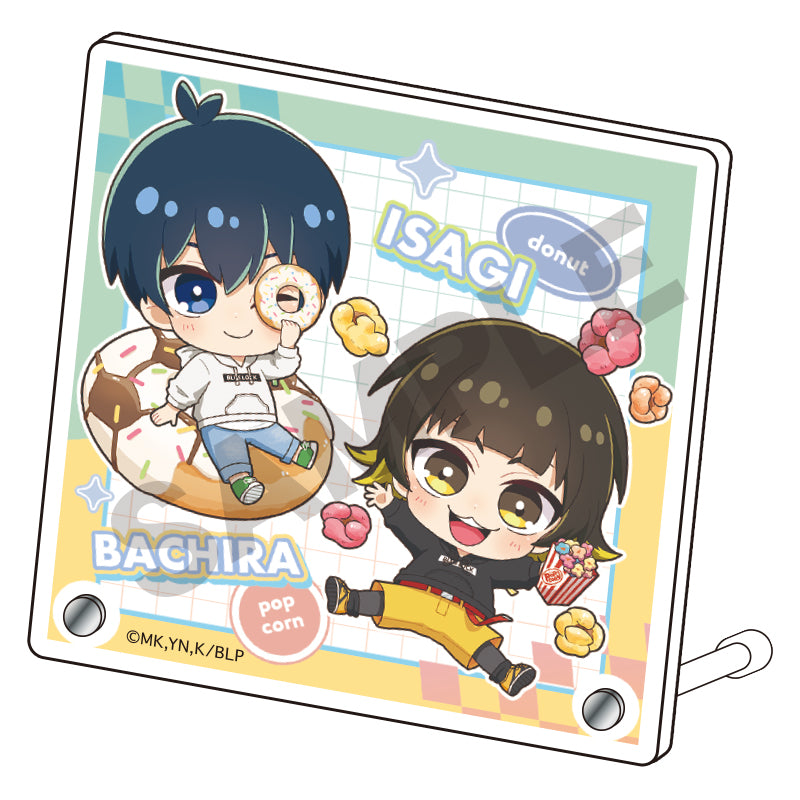 ブルーロック_ミニアクリルパネル 潔世一&蜂楽廻 きゃらペコパーカー